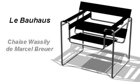  Bauhaus Chaise Wassily de Marcel Breuer