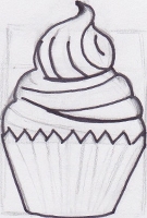Cupcake dessin