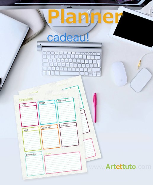 Planner gratuit à télécharger