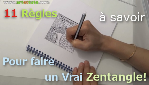 Un Zentangle, explication et tuto