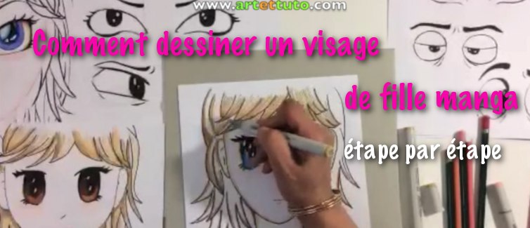 Dessin de visage fille