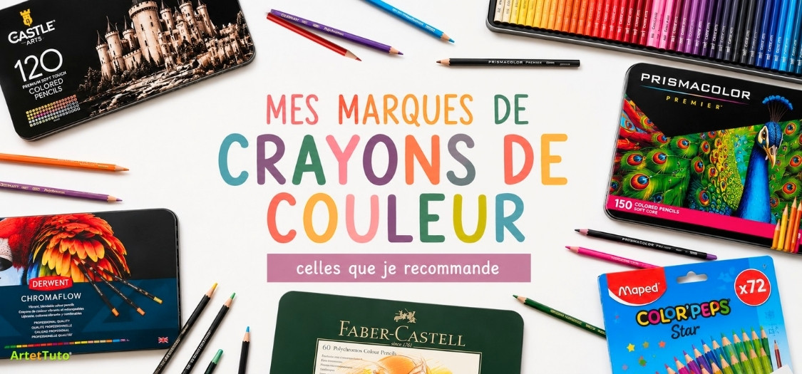 Quel matériel pour débuter aux crayons de couleur ? Les 5 indispensables