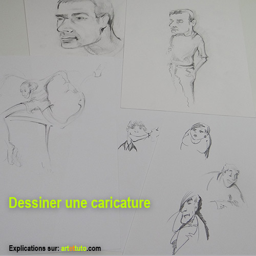 Comment dessiner une caricature d'après photo