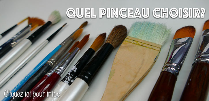 Comment choisir le bon pinceau de peinture ?