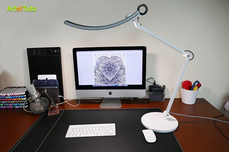 lampe pour dessiner wit benq