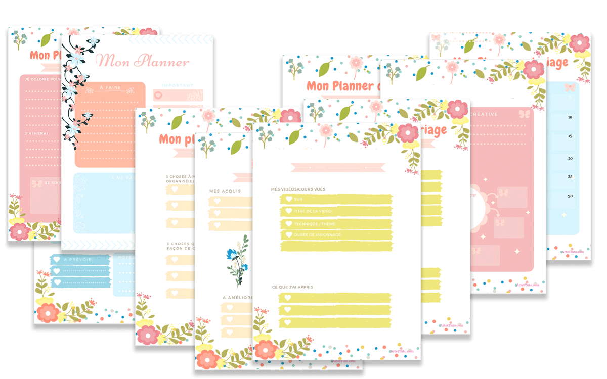 organisateur de coloriage