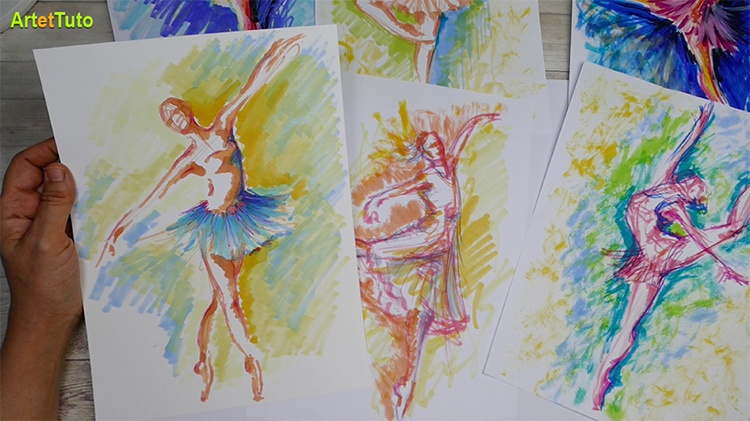 danseuse de ballet dessin
