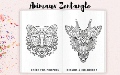 Comment dessiner un portrait animalier style Zentangle®