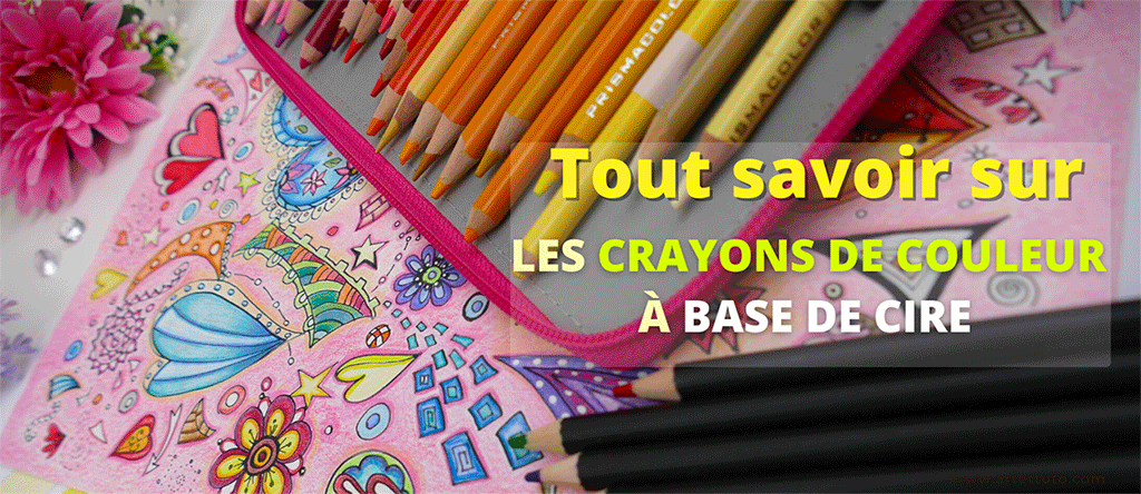 Crayons de couleur professionnel artiste