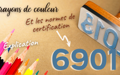 Les crayons de couleur et les normes de certification