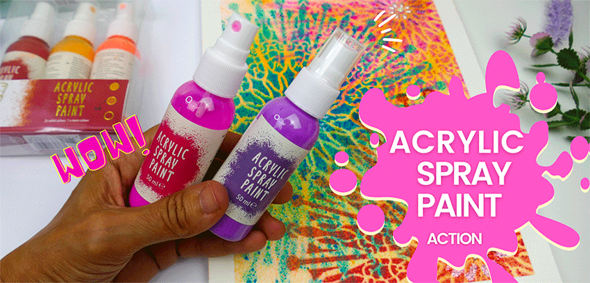 Acrylic spray paint action avis