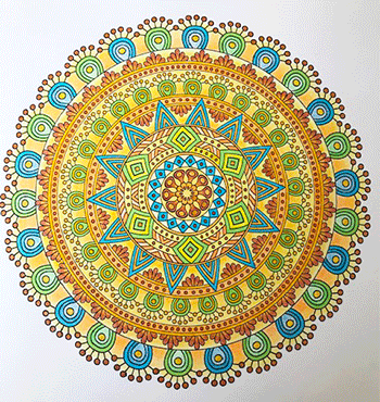 mandala-colorier-de-michele comment colorier un mandala
