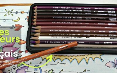 Liste des noms en français des crayons de couleur Prismacolor Premier