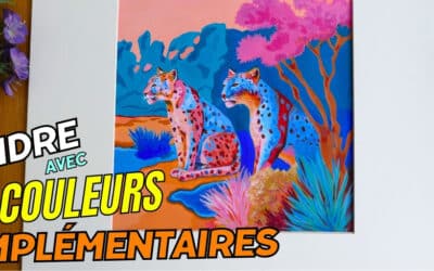 Comment peindre avec des couleurs complémentaires : Peinture acrylique