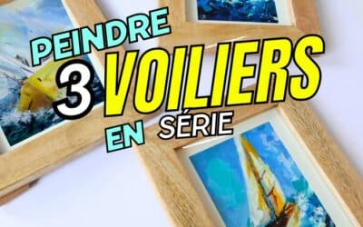 Peinture marine : Techniques et astuces pour peindre 3 voiliers