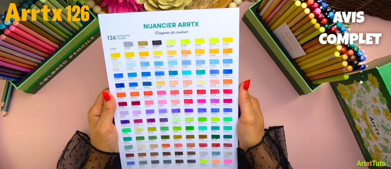 Crayons de couleur ARRTX 126 : mon avis avant achat