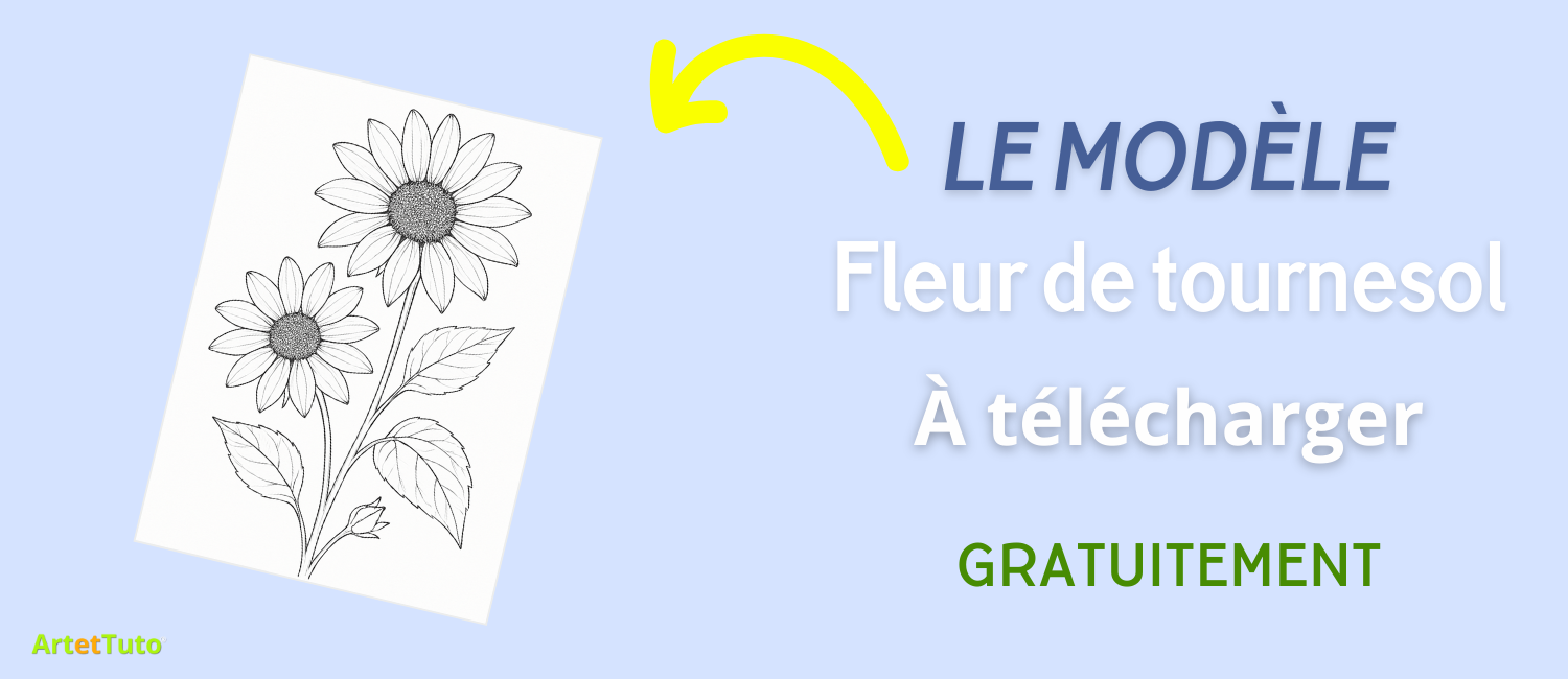 fleur de tournesol à colorier et à imprimer (1)