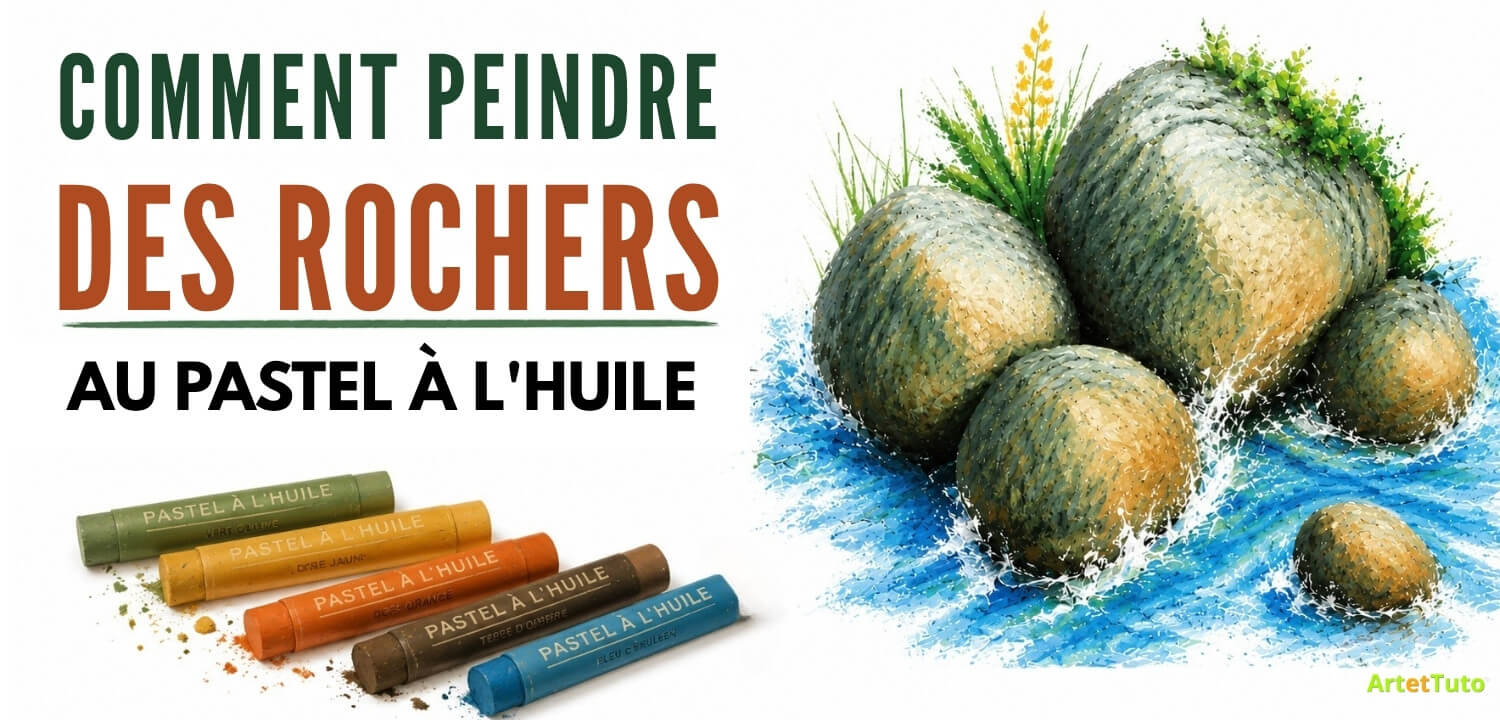 Comment peindre des rochers au pastel à l’huile