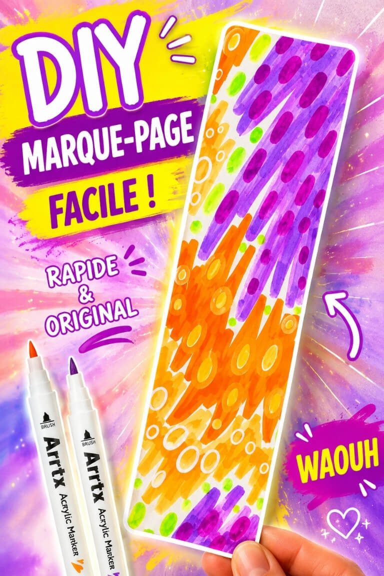 Marque page original facile a faire soi meme